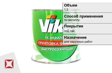 Грунтовка VIKA 1,2 л эпоксидная в Актау