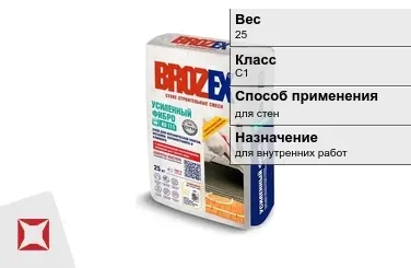 Плиточный клей Brozex C1 25 кг для керамической плитки в Актау